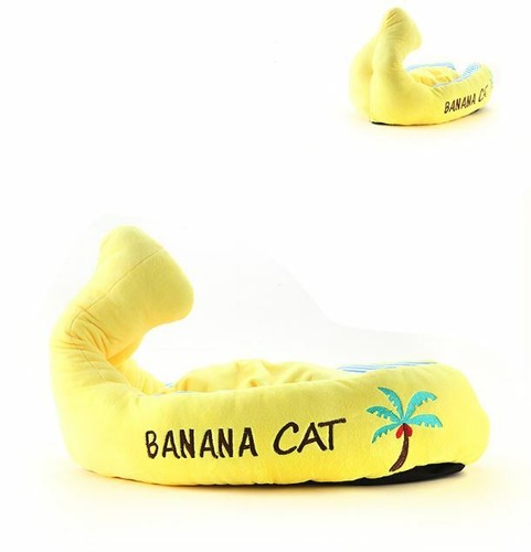 Nuevo Lindo Sofá Cama Casa Mascota Perro Gato Casa Banana Barco Cama Cojín Extraíble S - Imagen 2 de 6