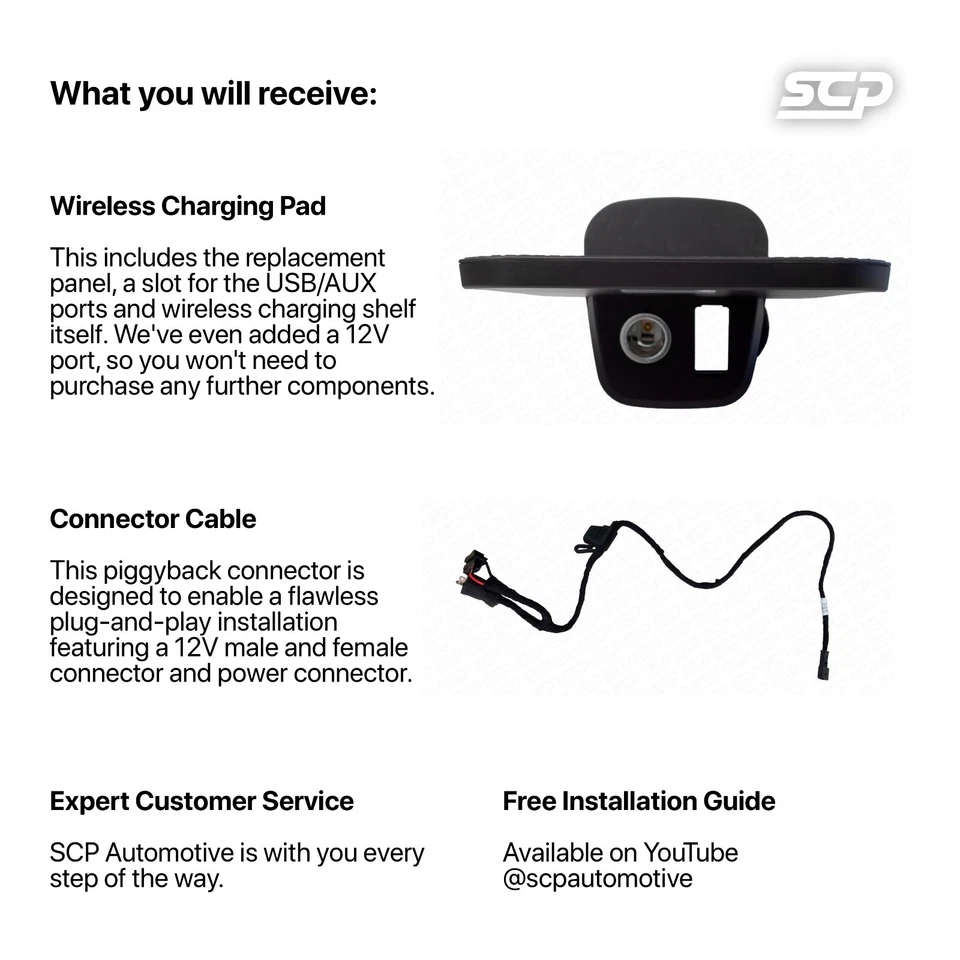 MINI F-Series Centre Console Dashboard Wireless Charging Pad Shelf - F55 F56 F57 - Image 4 of 4