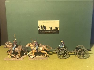 Frontline Figuren AUA2 Union Gun & Limber 4 Figuren & 4 Pferde