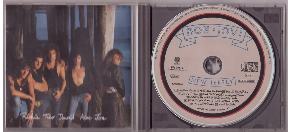 Bon Jovi - New Jersey (CD 1988) - Bild 3 von 3
