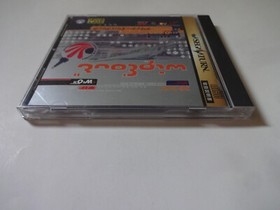 WIPE OUT Sega Saturn SS Racing Game 1996 T-18603G w/Obi Hagaki NTSC-J From Japan