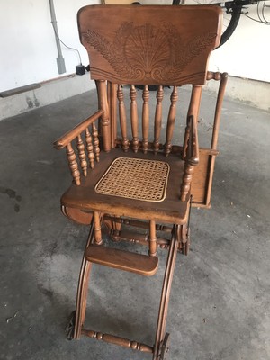antique stroller high chair