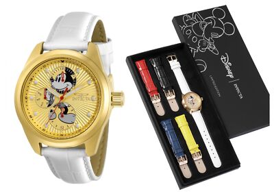 Invicta Disney Limited Edition Women's 38mm Gold Mickey Watch Band Set 34094