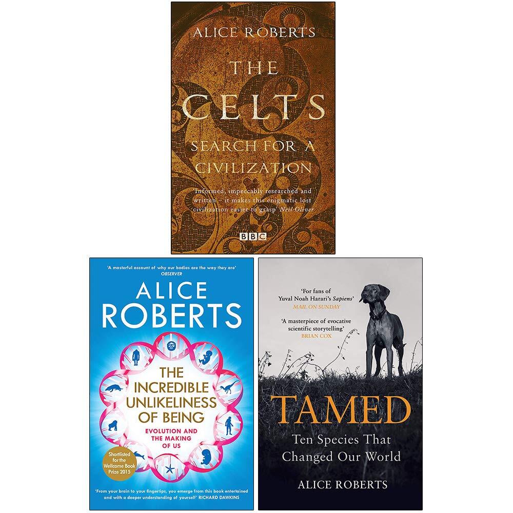 Alice Roberts Collection 3 Books Set Celts, Incredible Unlikeliness of Being NEW - Image 3