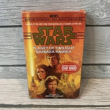 Stars Wars Audio Book “Planet of Twilight” 2 Cassette Set With Cases And Box