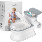 New Listing2-In-1 Toddler Potty Training Toilet - Larger Potty Chair & Detachable Training