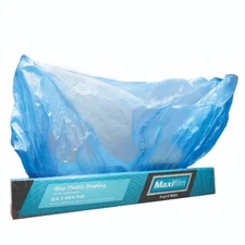 MaxiFilm 20ft x 250 ft Roll Blue Plastic Premium Sheeting - (9032)