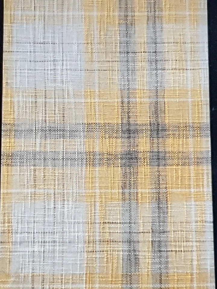 2 X PAIRS NEXT Ochre ASHLEY Check Fully Lined Eyelet Curtains 228x229cm £390 - Image 4 of 4