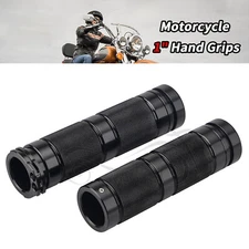 Motorcycle CNC 1'' Handlebar Hand Grips For Harley Road Glide King Softail FXSTC