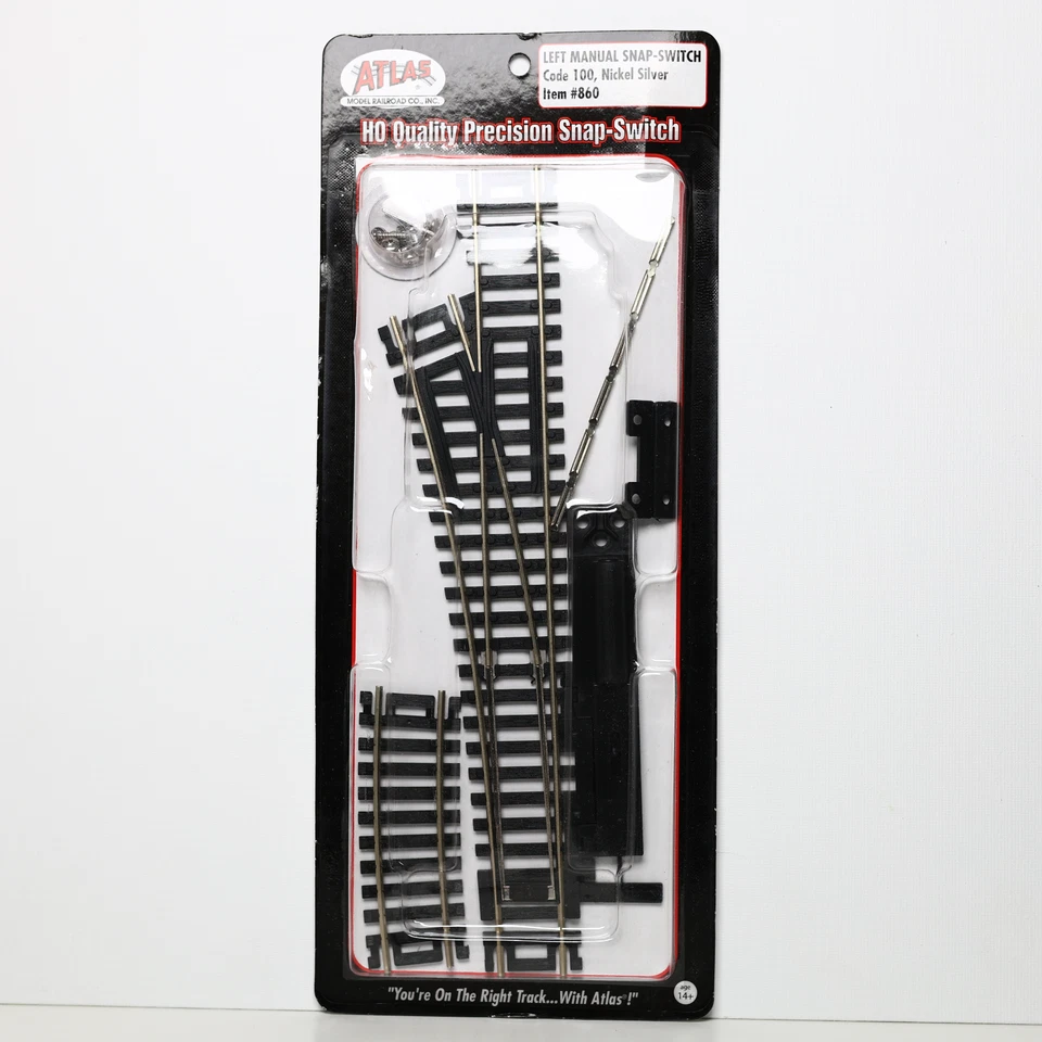 HO/OO Track Code 100 Atlas Left Hand Turnout Switch Point 860 - Image 3 of 3