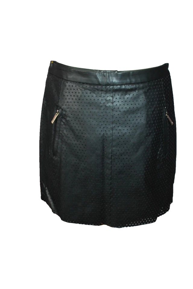 JUPE ASPECT CUIR FEMME °°° MORGAN °°° TAILLE 36 . PARFAIT ETAT - Photo 1/4
