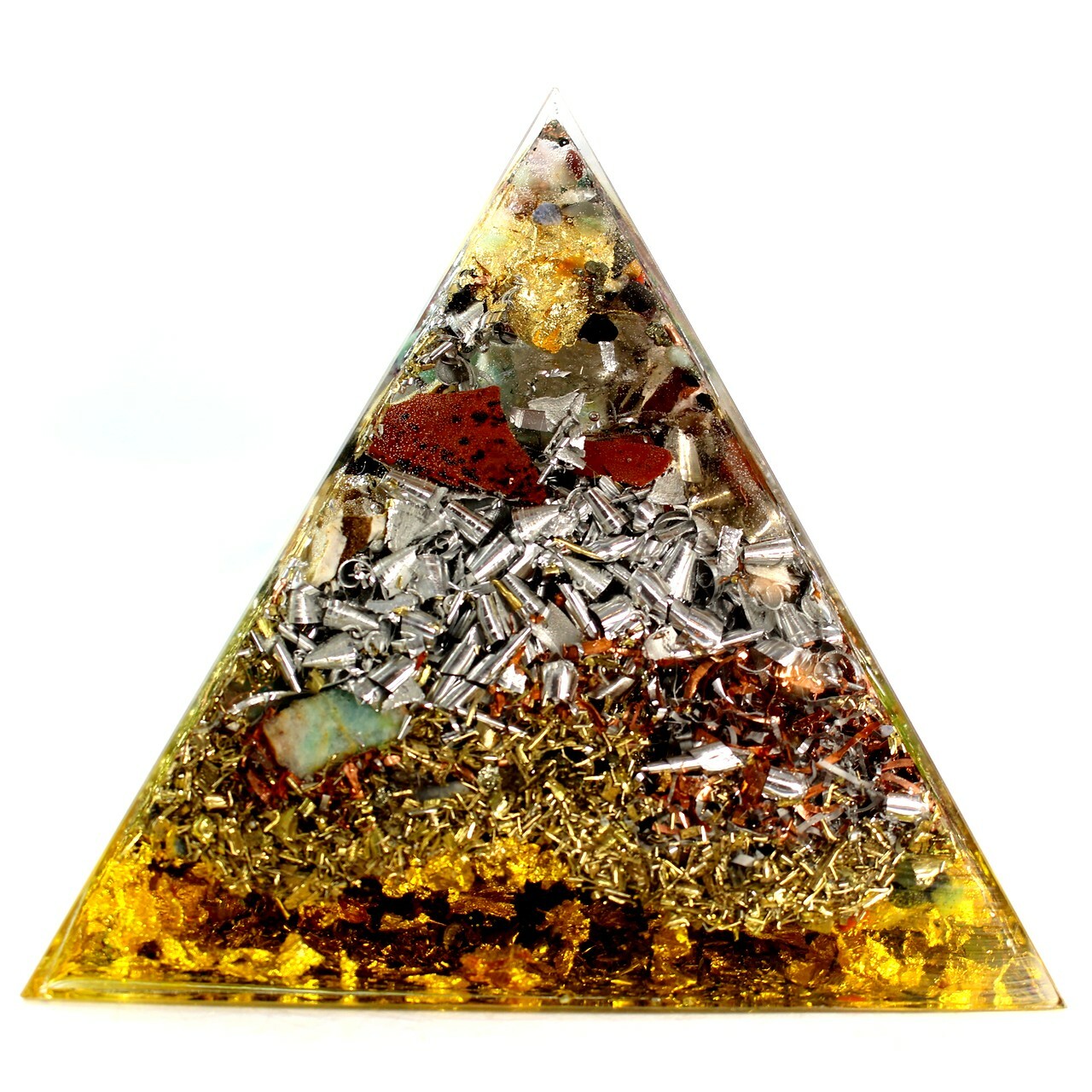 Orgonit Erzengel Jophiel 3. Chakra Solarplexus Pyramide XL EMF / 5G Schutz