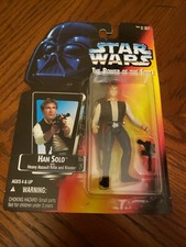 MOC Kenner Star Wars Power Of The Force Han Solo Action Figure