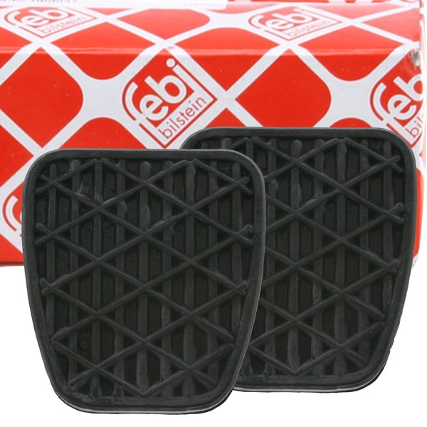 2X febi Pedalbelag Gummi Kupplung FüR Mercedes W201 W202 W203 W204 2012910282-image