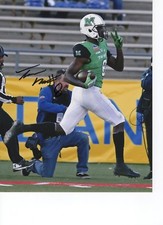 TYRE BRADY MARSHALL THUNDERING HERD SIGNED 8X10 PHOTO W/COA #2