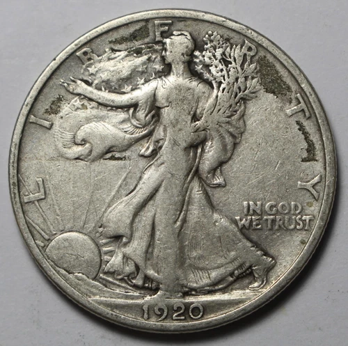 1920 S Walking Liberty Half Dollar M208