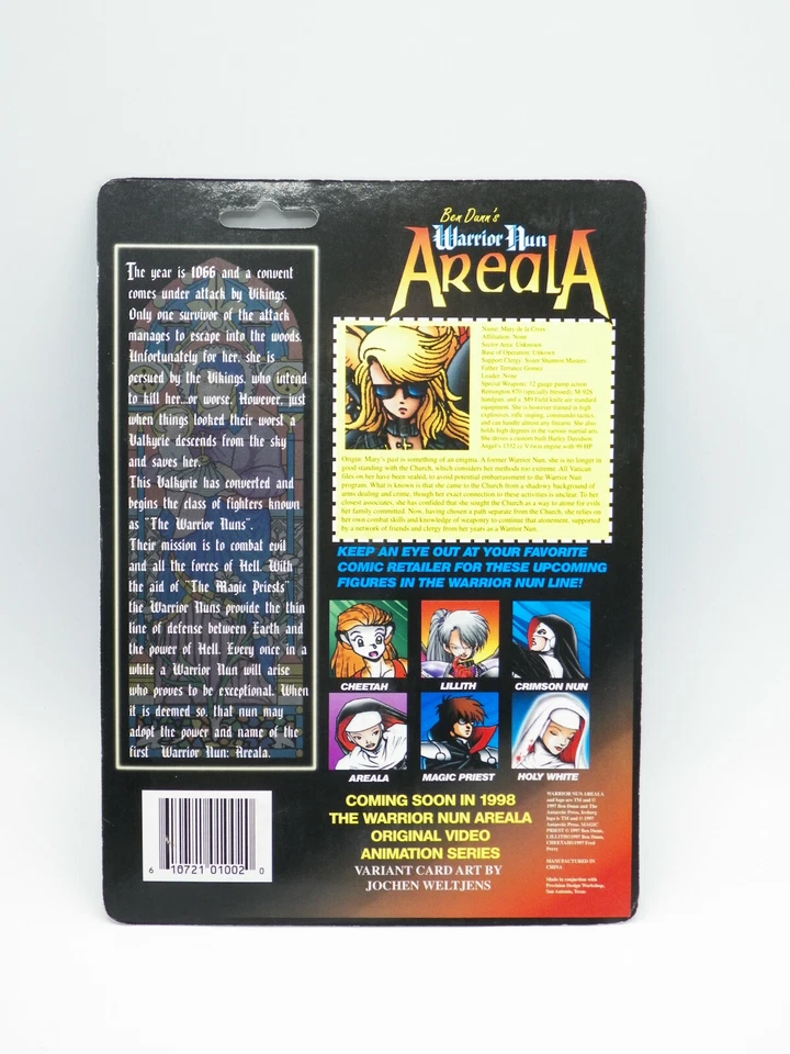 Figura de acción Shotgun Mary Warrior Nun Areala 1997 NUEVO  Foto 2 de 2