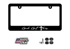 Gods Got This Jesus Cross Symbol Christian Christ Religious License Plate Frame