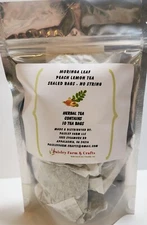 Moringa Oleifera Malunggay & Peach Lemon Tea Bags - Made Fresh On Demand!