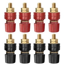 8pack 6mm 1/4" Stud Premium Remote Battery Power Junction Post Connector Termina