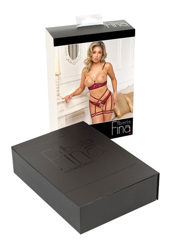Ouvert-Set mit BH und Straps-Slip S bis XL o2221586 - Picture 5 of 9