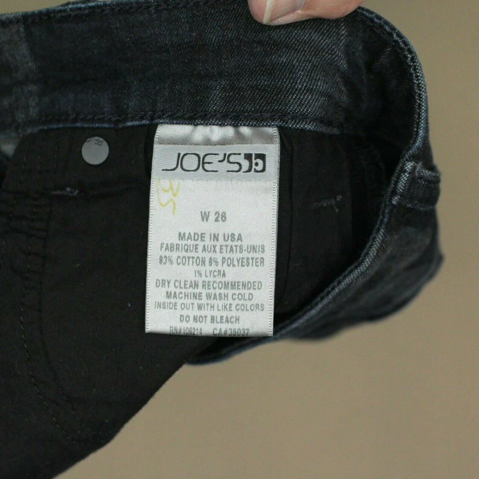 Joe's джинсы мини юбка женщин размер 26 Lea стирка синий черный в полоску джинсовой ткани  - Изображение 4 из 4