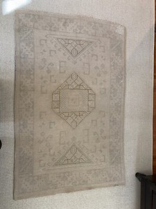 Vintage Turkish Oushak Neutral Rug