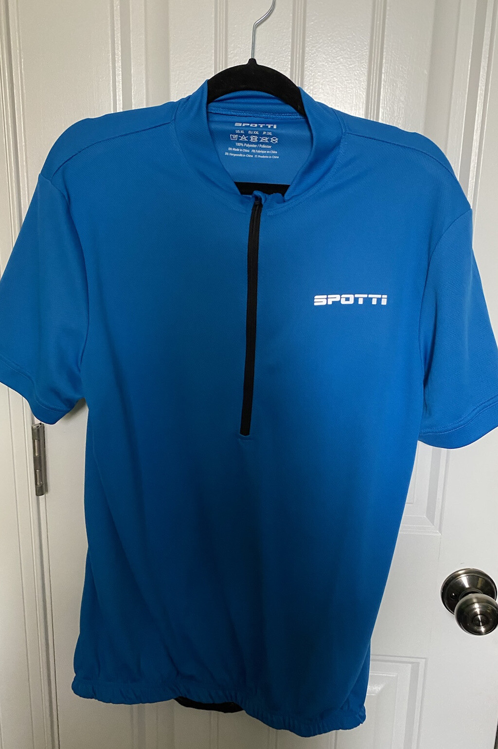 SPOTTI Cycling Jersey Short Sleeve XL Blue Men's XL eBay