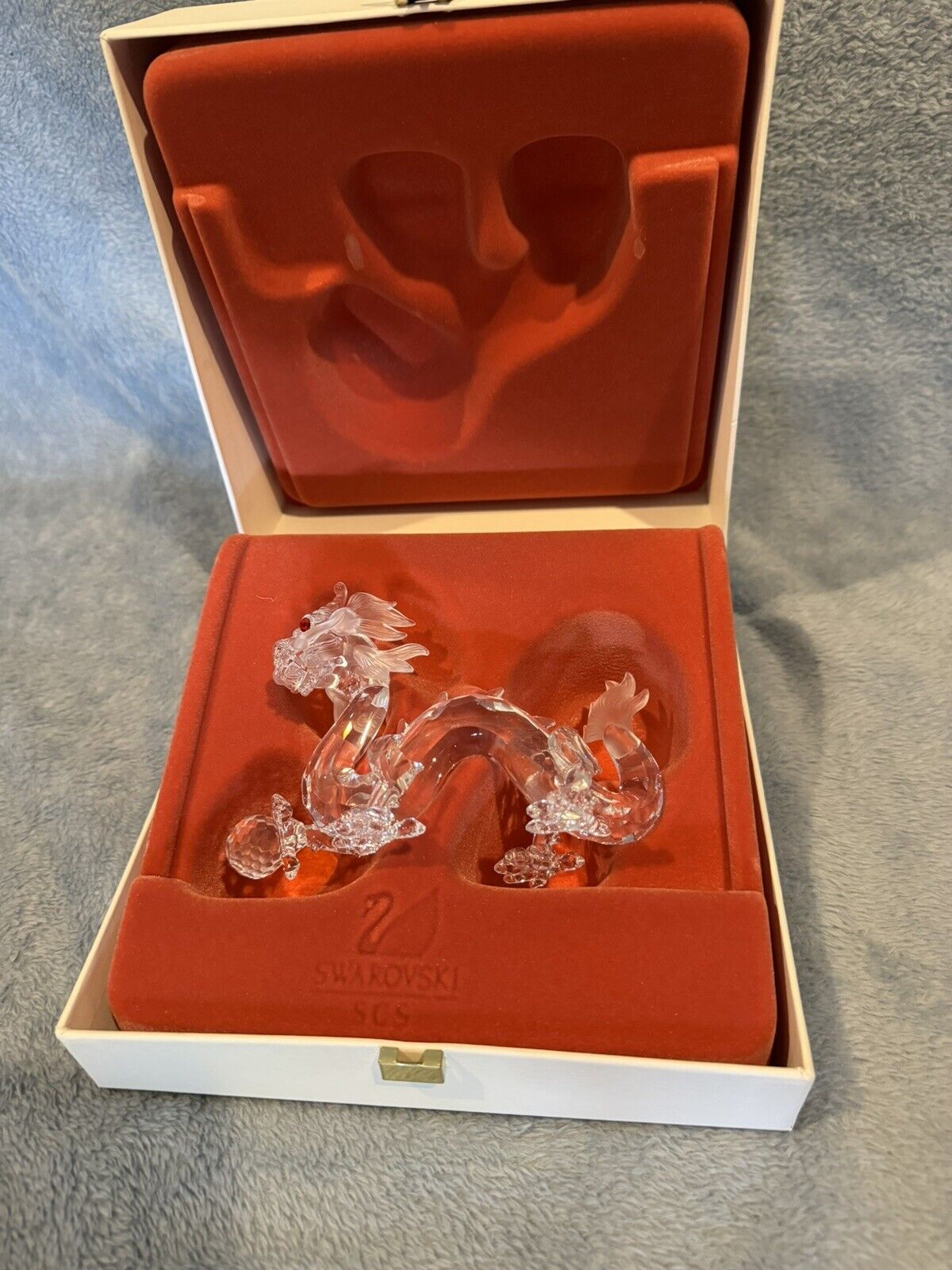SWAROVSKI CRYSTAL SCS 2nd Annual Edition 1997 " The Dragon" Fabulous Creatures