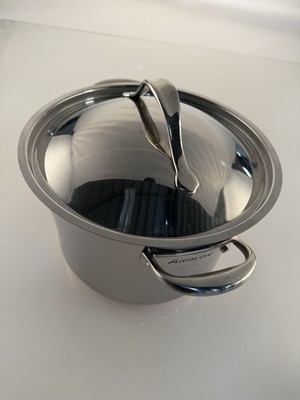 Anolon Nouvelle 8.25 Qt Stainless Steel Stock Pot Copper Core w/ Lid 5 Layer