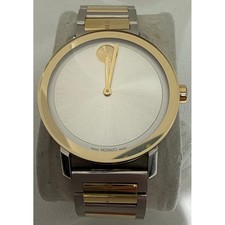 Movado Bold Evolution Men's Two Tone Stainless Quartz Watch 3600887