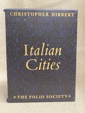 FOLIO SOCIETY: "Italian Cities" by Christopher Hibbert 3 Vol. HC Slipcase 1999