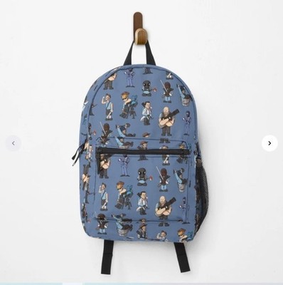 TF2 mercs BLU TEAM Backpack Back to School