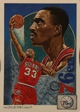 NBA vintage card: 1991 Upper Deck #93 Hersey Hawkins - Philadelphia 76ers