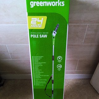 Greenworks 24V Cordless Telescopic Pole Chainsaw Auto Oiler G24PS20K2