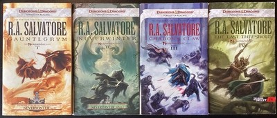 Forgotten Realms The Neverwinter Saga Books 1-4 Complete Set D&D PB Salvatore