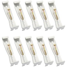 Hidden Gutter Hangers TAODAN 10PCS 88x43x35mm Heavy Duty Steel Gutter Bracket...