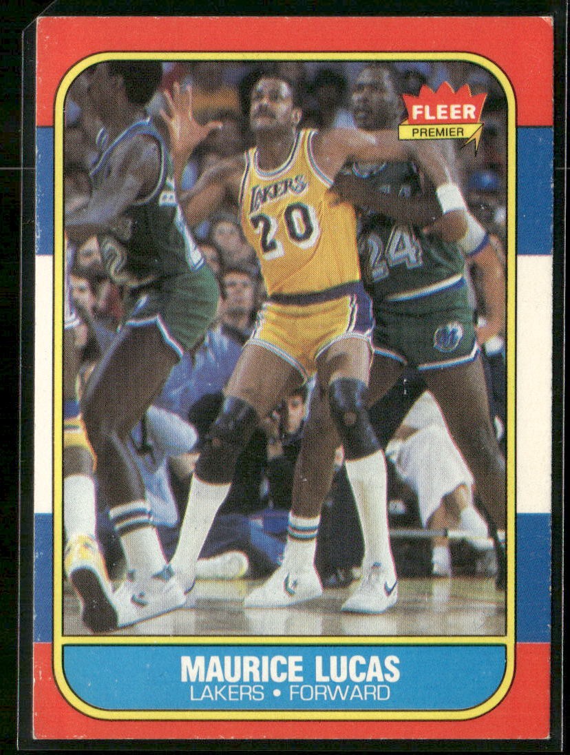 1986-87 Fleer #66 Maurice Lucas VG/VG-EX