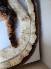 LOT OF COLLAR FURS VINTAGE /1 FOX/2 MINK FUR COLLARS Crafts
