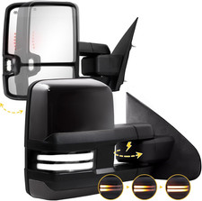 2014-19 Silverado Sierra 1500 2500HD 3500HD Power Folding Mirrors Compatible