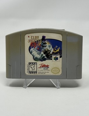 Clay Fighter 63 1/3 N64 Nintendo 64 Authentic Game Cartridge Cleaned Retro Kids