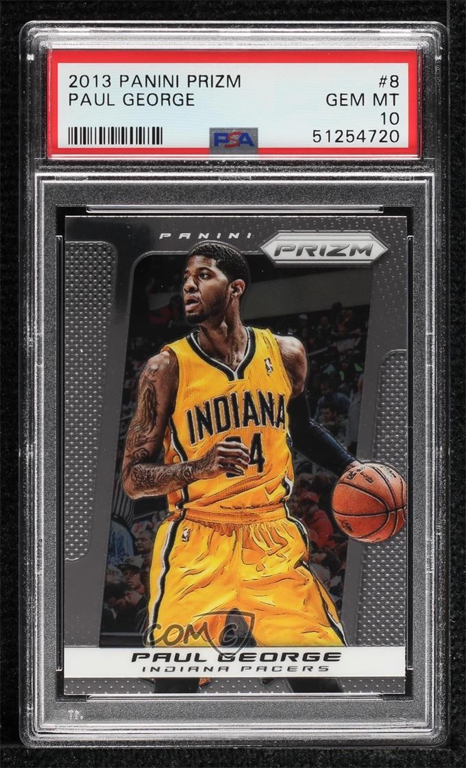 2013-14 Panini Prizm Paul George #8 PSA 10 GEM MT 5ub