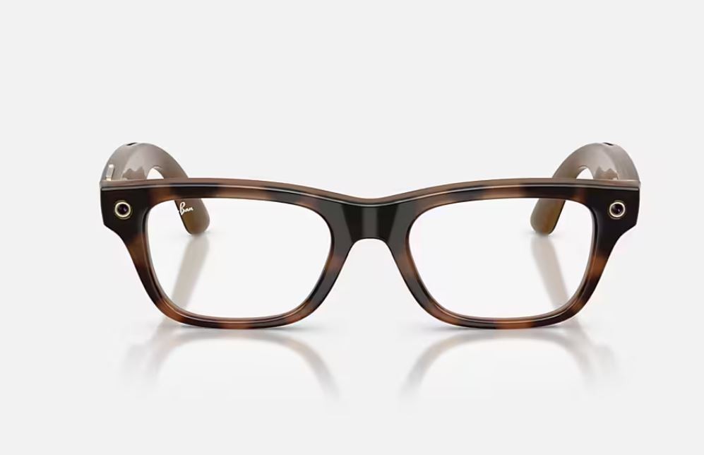 Ray-ban Meta Gen 2 Blayzer Optics AI Glasses Shiny Havana & Demo Lens (54-19)