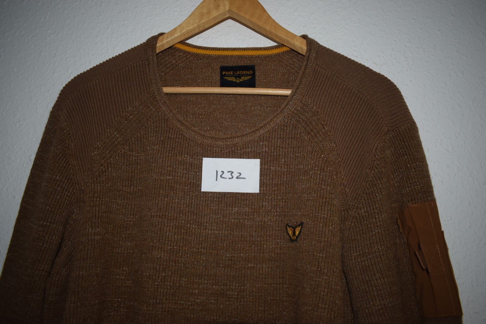 ✈️ PME Legend American Classic Raglan Sweater - Braun Melange - L image 8