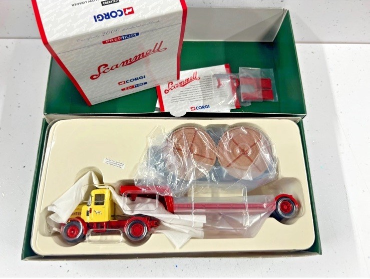 Corgi Premium CC10703 Scammell Highwayman Low Loader Cable Drum Pointer 1.50