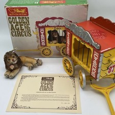 Steiff Golden Age Circus Wagon Leo Lion Low Serial 121/5000 COA Box Fast Ship