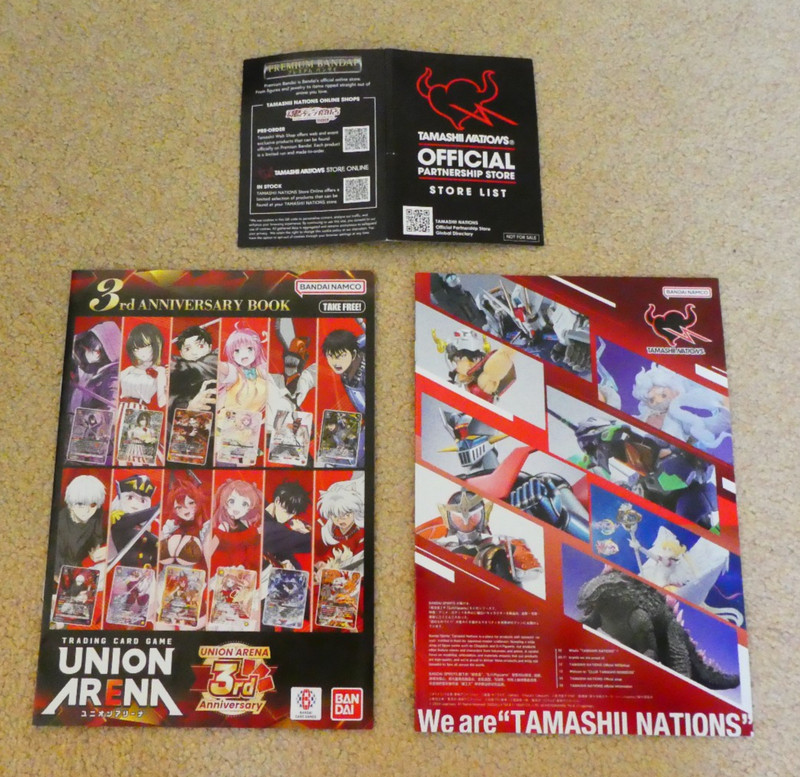 BANDAI NAMCO 3RD ANNIVERSARY TRADING CARDS & S.H. FIGUARTS CATALOG MAGAZINE