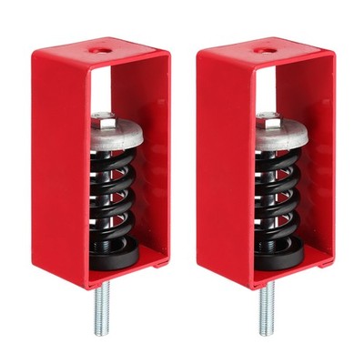 2 Pcs Spring Suspension for Ceiling Vibration Insulator 661lb Red (XHS)