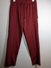 Playboy By Pacsun Mens Jogger Pants Maroon Drawstring Waist Pockets S