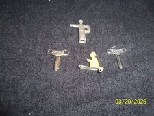 Original cast metal Prameta key and 2 Schuco Keys for Germany windup toy cars